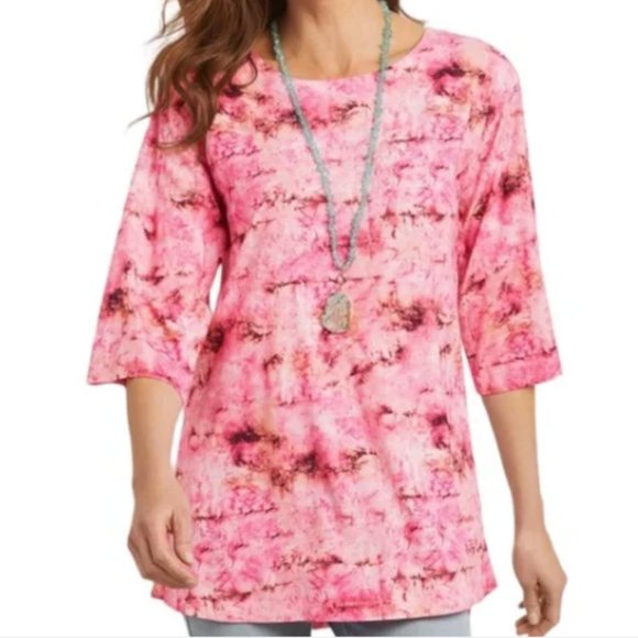 Soft Surroundings Tops - Soft Surroundings Magenta Tunic Top